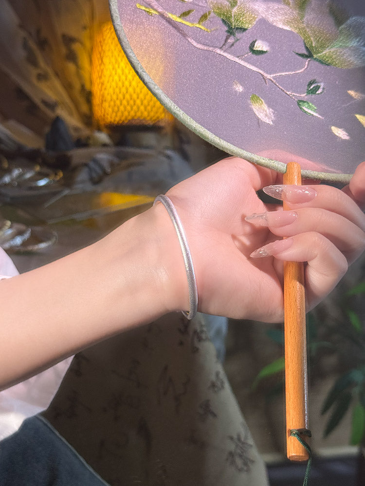 NA- Silver 999 Bangles Adjustable Resizeable 20g Simple Fashion Design//Gelang Perak 999 yang Dapat Disesuaikan dan Diubah Ukurannya 20g Desain Fashion Sederhana