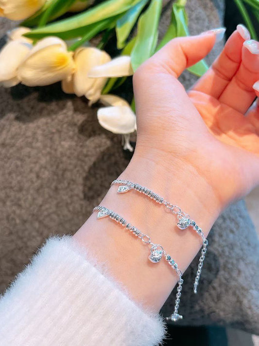 NA- 7. Money Yuanbao Siver 999 Bracelets with S999 Mark & Certification//NA 7. Gelang Perak 999 Yuanbao Uang dengan Tanda & Sertifikasi S999