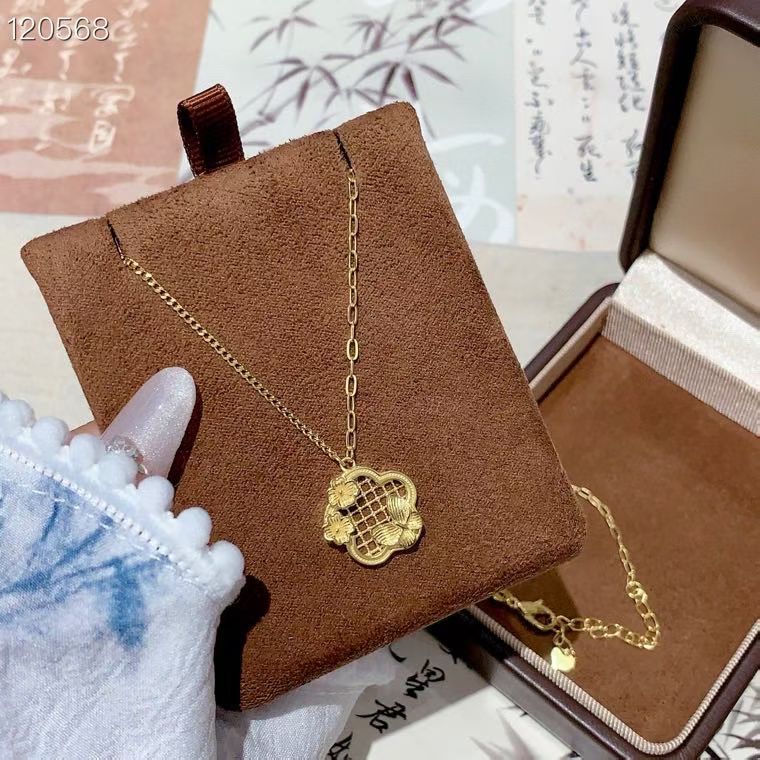 NA- 16. Flower Pendant Necklace Siver 999 with S999 Mark & Certification//NA 16. Kalung Liontin Bunga Perak 999 dengan Tanda & Sertifikasi S999