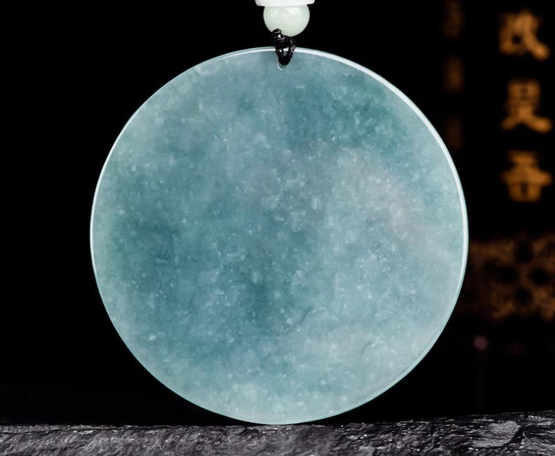 NA- Dragon & Phoneix Necklace Pendant Jadeite Jade Guatemala Type A//Dragon & Phoneix Necklace Pendant Jadeite Jade Guatemala Type A