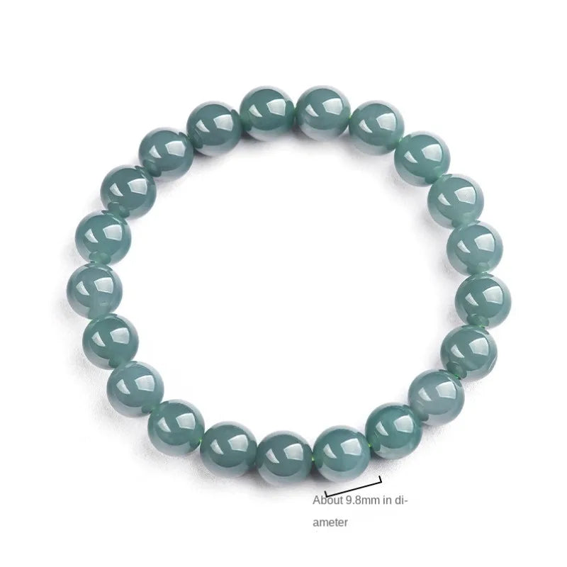 NA- Guatemala Jade Bracelet 9mm Original Jadeite Jade Grade A//Gelang Giok Guatemala 9mm Giok Jadeite Asli Kelas A