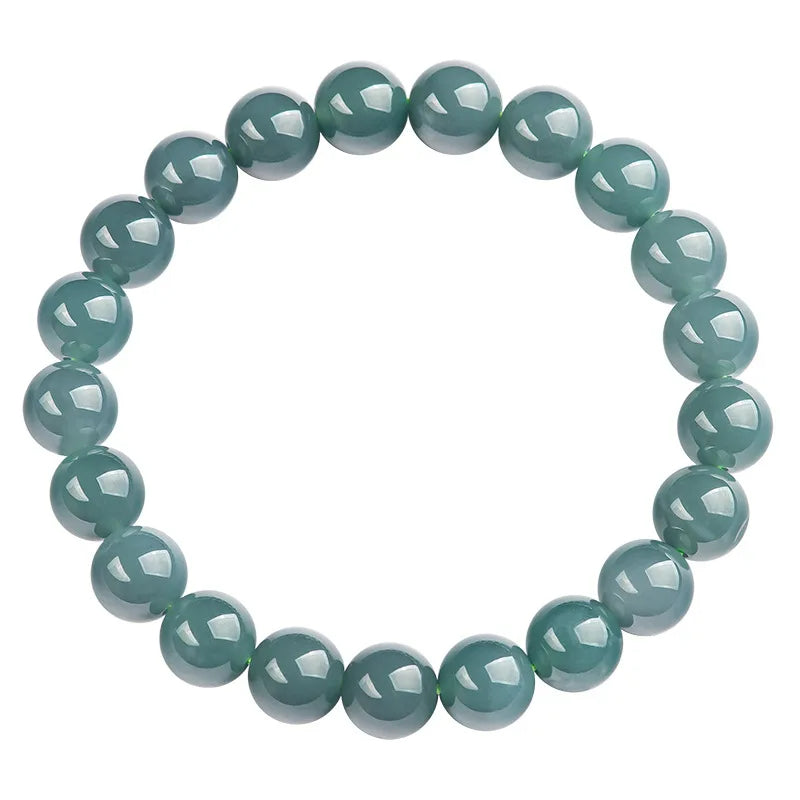 NA- Guatemala Jade Bracelet 9mm Original Jadeite Jade Grade A//Gelang Giok Guatemala 9mm Giok Jadeite Asli Kelas A