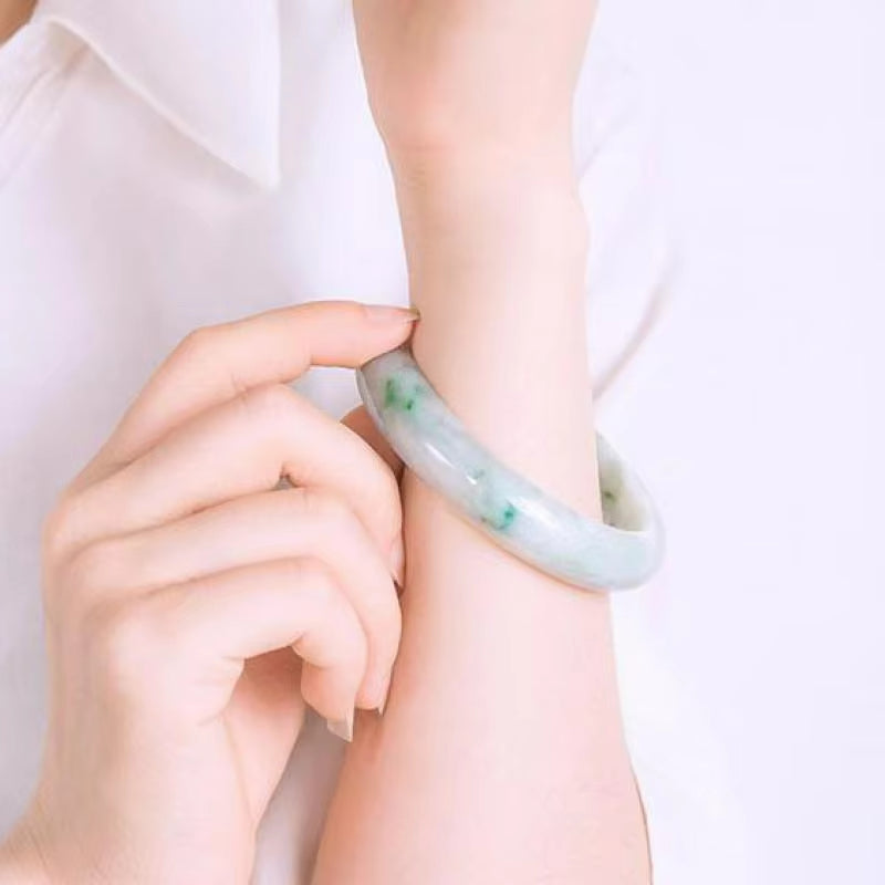 NA- Jadeite Jade Burma Bangle Natural Jade Grade A//Jadeite Jade Burma Bangle Natural Jade Grade A