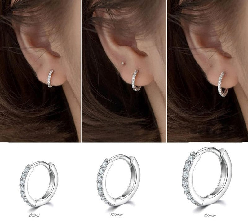 NA- Hoop Earrings S925 Fashion & Simple Earrings Design//Anting Hoop S925 Desain Anting Fashion & Sederhana