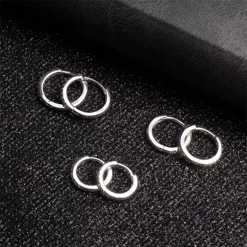 NA- Hoop Earrings S925 Fashion & Simple Earrings Design//Anting Hoop S925 Desain Anting Fashion & Sederhana