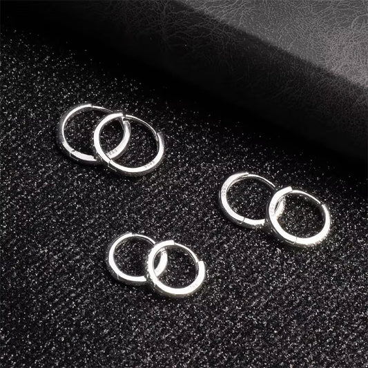 NA- Hoop Earrings S925 Fashion & Simple Earrings Design//Anting Hoop S925 Desain Anting Fashion & Sederhana